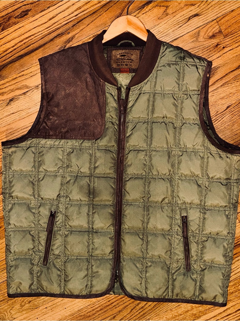 Bob Timberlake Premium Down Quilted Vest Men’s XL Full Zip